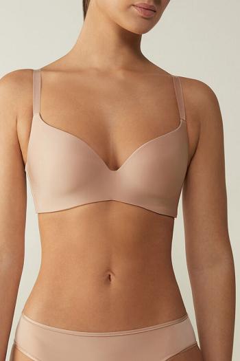 Intimssimi Adele Triangle Bra in Ultralight Microfiber Natural | GRICD57169