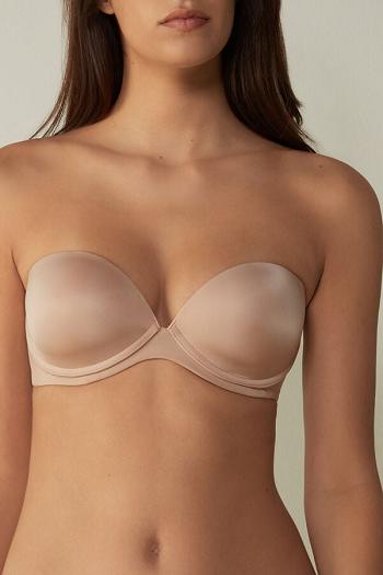 Intimssimi Anna Bandeau Bra in Ultralight Microfiber Natural | LGRSX16621