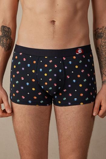 Intimssimi Billiard Boxers in Stretch Supima® βαμβακερα μπλε | GRXBR93199