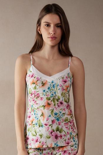 Intimssimi Botanical Lyrics Modal Top ασπρα | MGRHR66478