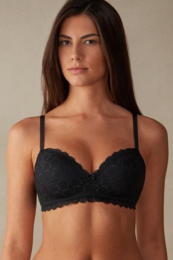 Intimssimi Claudia Balconette Bra in δαντελα μαυρα | DGRKV44725