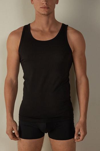 Intimssimi Crew Neck Tank Top μαυρα | SGRVO98899