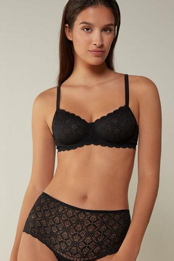 Intimssimi Daniela Balconette Bra in δαντελα μαυρα | GREGJ97324