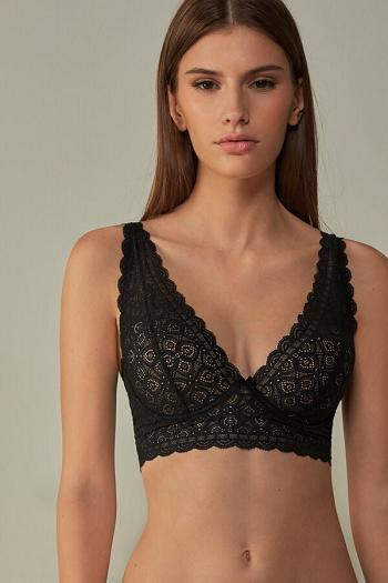 Intimssimi Eleonora Balconette Bra in δαντελα μαυρα | XGRGW18622