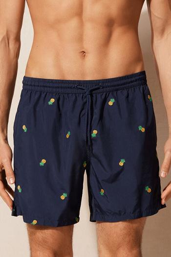 Intimssimi Embroidered Pineapple Swim Trunks μπλε | BGRSO56924