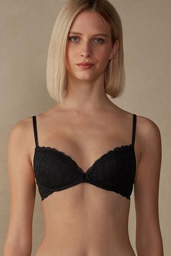 Intimssimi Gioia Super Push-Up Bra in δαντελα μαυρα | GREAH10329