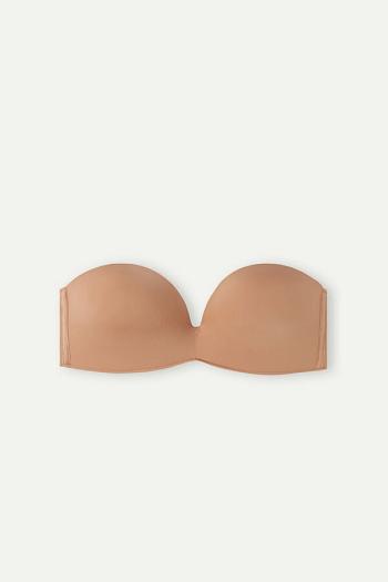 Intimssimi Laura Bandeau Bra in Ultralight Microfiber Natural | PGRQX26312