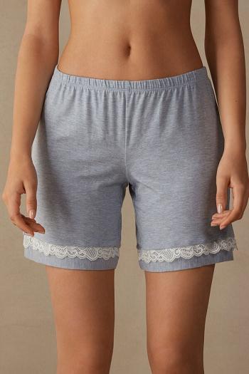 Intimssimi Modal Shorts with δαντελα Details ανοιχτο μπλε | XGRGW74898