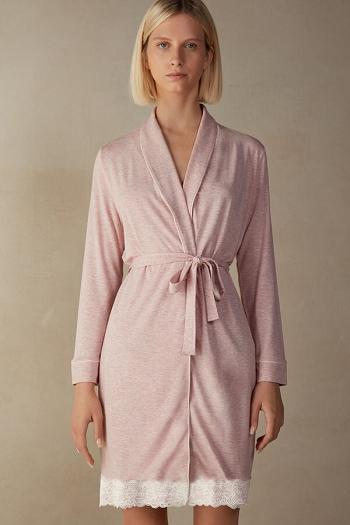 Intimssimi Modal δαντελα Detail Robe ροζ | MGRHR74733