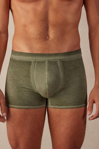 Intimssimi Natural Fresh Supima® βαμβακερα Boxers πρασινο | YGRVQ63151