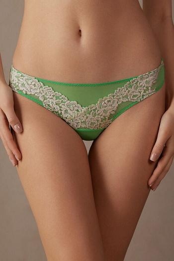 Intimssimi Pretty Flowers Brazilian πρασινο | XGRGW11268