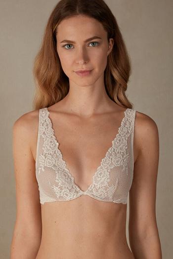 Intimssimi Pretty Flowers Elena Balconette Bra Natural | SGRVO45340