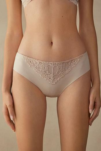 Intimssimi Pretty Flowers Seamless βαμβακερα Panties Natural | GGREC21003