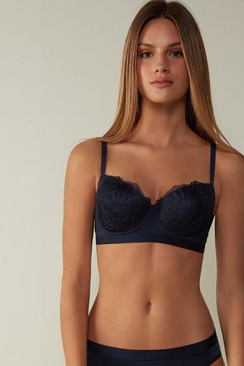 Intimssimi Romantic Life Sofia Balconette Bra μπλε | GRDFL59872