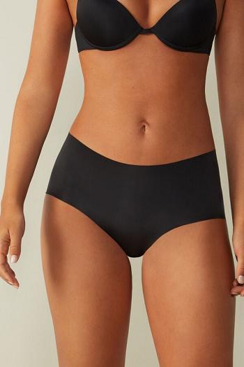 Intimssimi Seamless Microfiber Hipster μαυρα | GGRUC25346