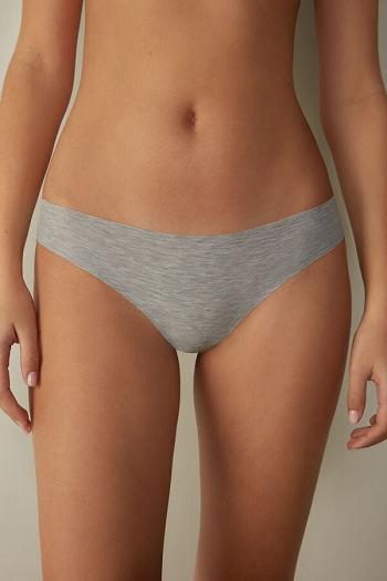 Intimssimi Seamless Supima® βαμβακερα Brazilian Panties γκρι | GRICD49758