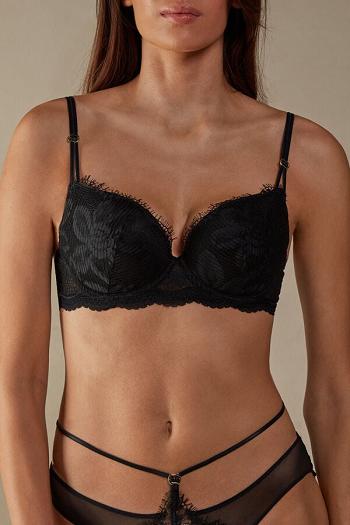 Intimssimi Sensual Unbounded Balconette Bra μαυρα | DGRKV12537