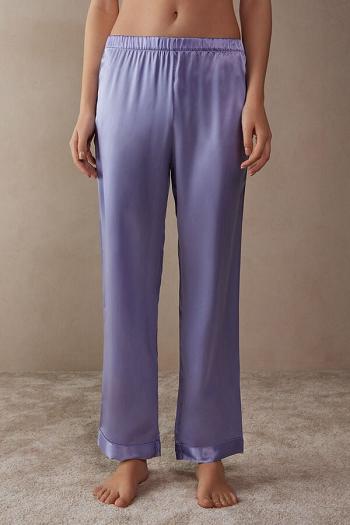 Intimssimi Silk Satin Pajama Pants Violet | YGRVQ34635