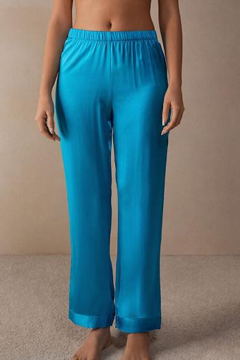 Intimssimi Silk Satin Pajama Pants μπλε | EGRVG22875