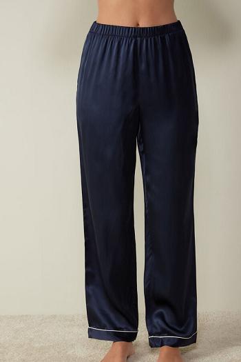 Intimssimi Silk Satin Pajama Pants μπλε | YGRGT49329