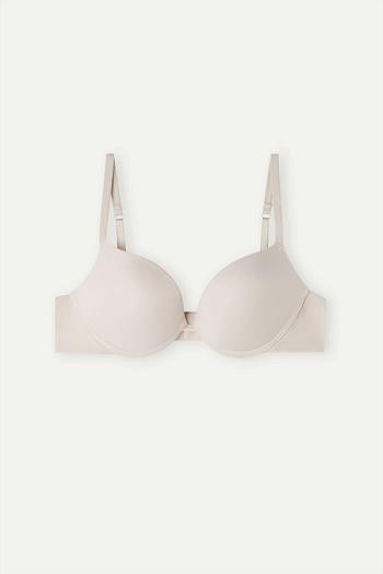 Intimssimi Simona Super Push-up Bra in Ultralight Microfiber Natural | TGRPQ67509