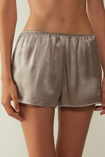 Intimssimi Smooth Silk-Satin Shorts Natural | GREGJ91608