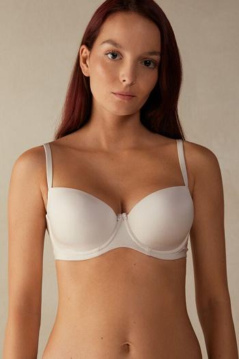 Intimssimi Sofia Balconette Bra in Ultralight Microfiber Natural | BGRSO73945