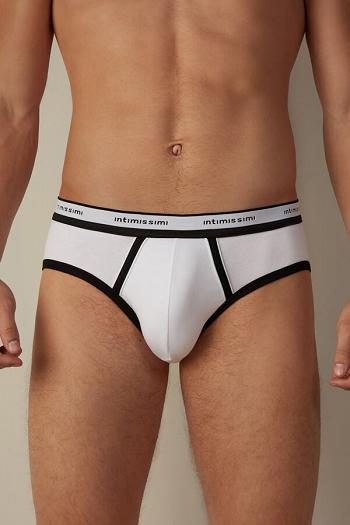 Intimssimi Stretch Supima® βαμβακερα Brief with Logo Detail Πολύχρωμο | FGRUI25546