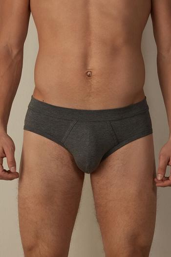 Intimssimi Supima® βαμβακερα Briefs σκούρο γκρι | GRXBR35299