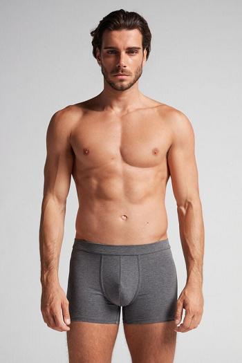 Intimssimi Supima® βαμβακερα Loose Fit Boxers σκούρο γκρι | UGRTG11972