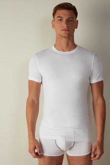 Intimssimi T-shirt in Stretch Supima® βαμβακερα ασπρα | AGRWC63939