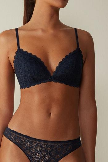 Intimssimi Tiziana Triangle Bra in δαντελα μπλε | DGRKV59169