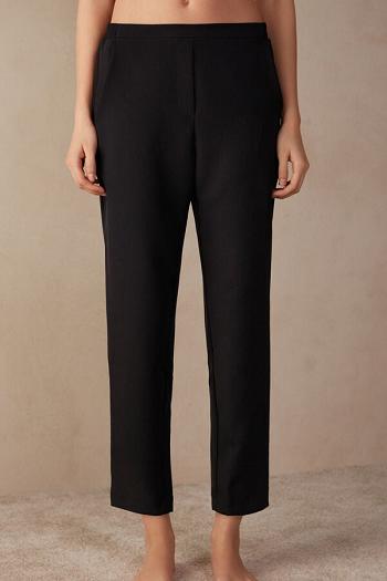 Intimssimi Trousers with Pockets μαυρα | MGRHR90373