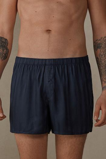 Intimssimi Woven Modal Boxers μπλε | QGRUV72729