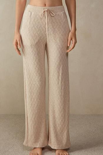 Intimssimi Χειμερινά Braid Full Length Jacquard Pants Natural | GRJZR84993