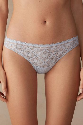 Intimssimi δαντελα and Microfiber Brazilian μπλε | LGRTR87147