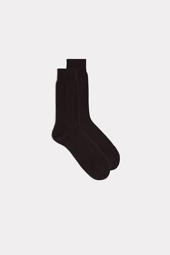 Intimssimi κοντο Sateen Egyptian βαμβακερα Socks καφε | GRCVG31424