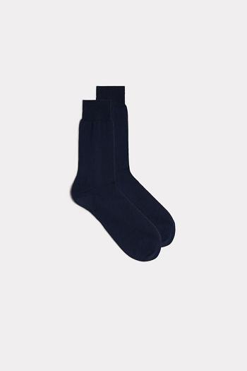 Intimssimi κοντο Sateen Egyptian βαμβακερα Socks μπλε | TGRPQ46615