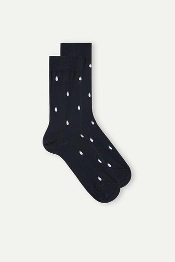 Intimssimi κοντο Socks in Patterned βαμβακερα μπλε | XGRBH82294