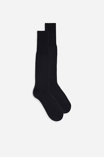 Intimssimi ψηλεσ Sateen Egyptian βαμβακερα Socks γκρι | GREAH15525