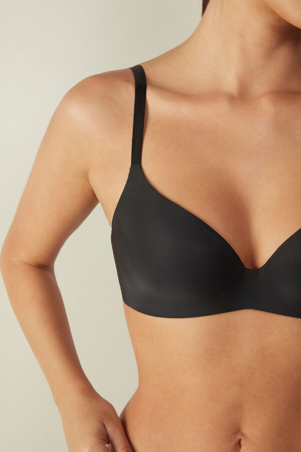 Intimssimi Adele Triangle Bra in Ultralight Microfiber μαυρα | AGRDF31578