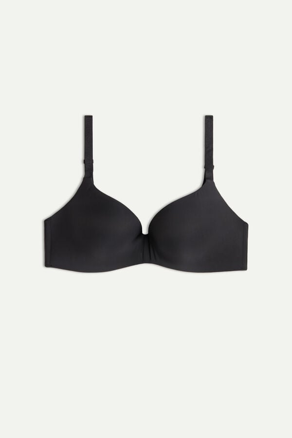 Intimssimi Adele Triangle Bra in Ultralight Microfiber μαυρα | AGRDF31578