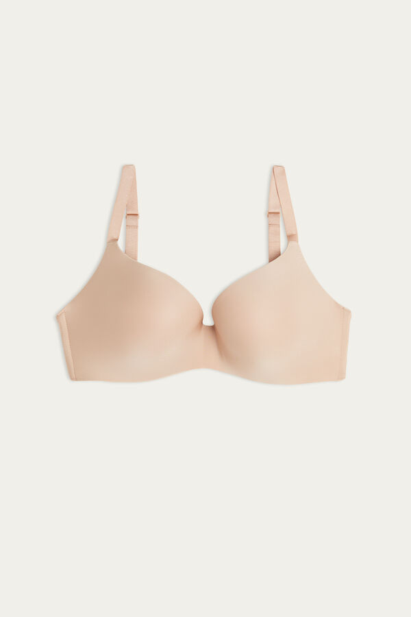 Intimssimi Adele Triangle Bra in Ultralight Microfiber Natural | GRICD57169