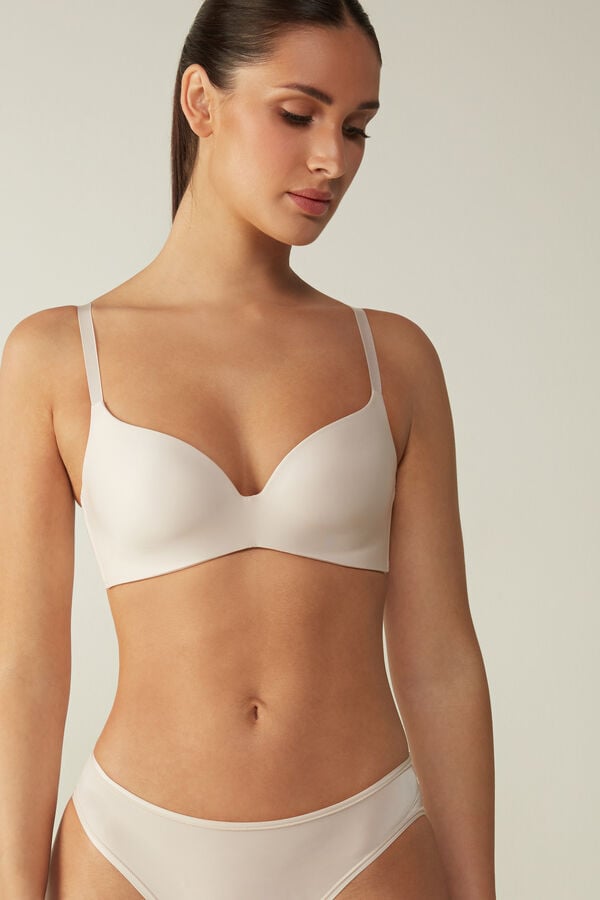 Intimssimi Adele Triangle Bra in Ultralight Microfiber Natural | GRNEJ30387