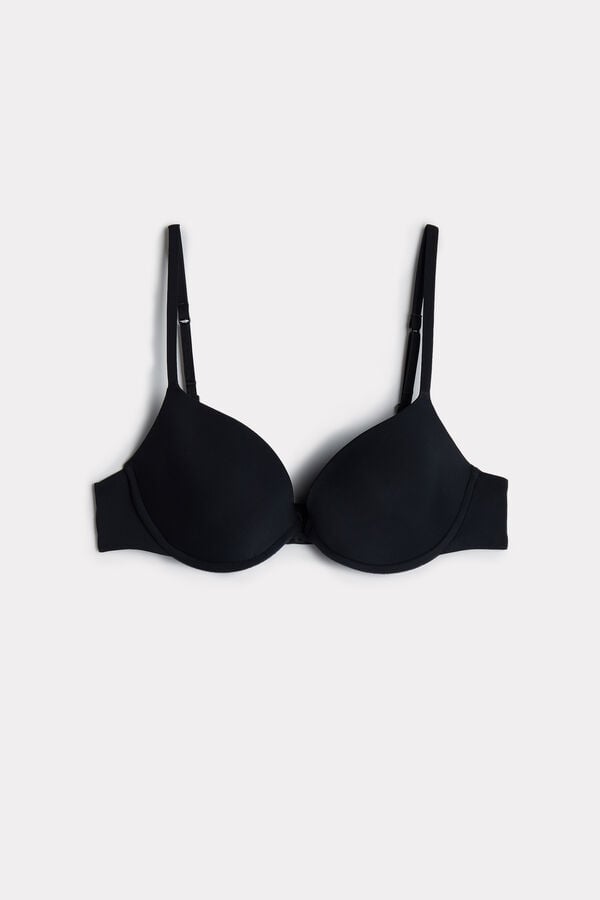 Intimssimi Bellissima Push-up Bra in Microfiber μαυρα | GRDFL81860