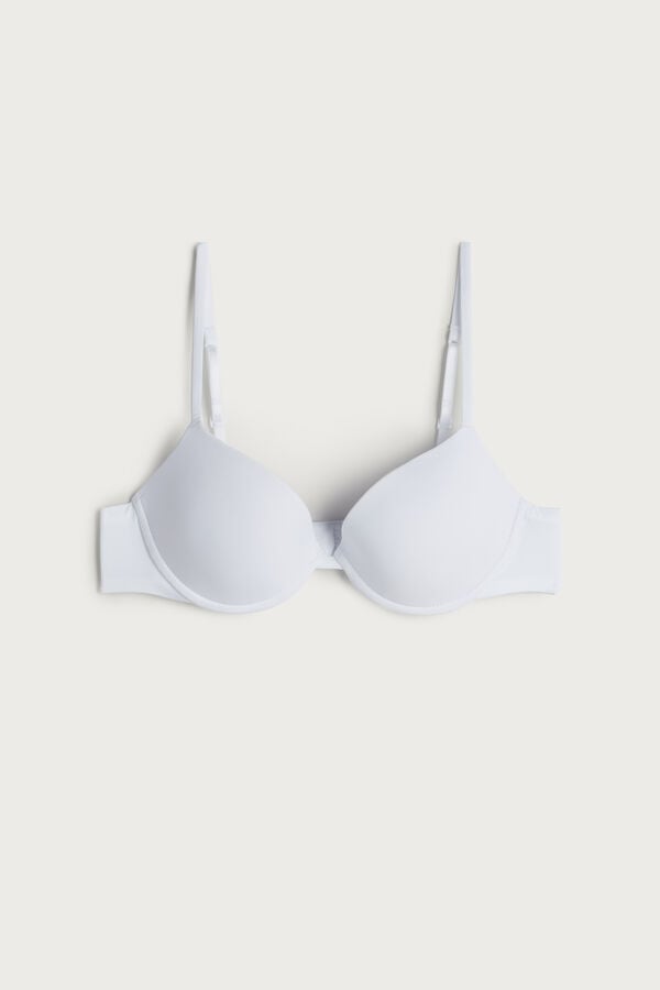 Intimssimi Bellissima Push-up Bra in Microfiber ασπρα | LGRSX57453