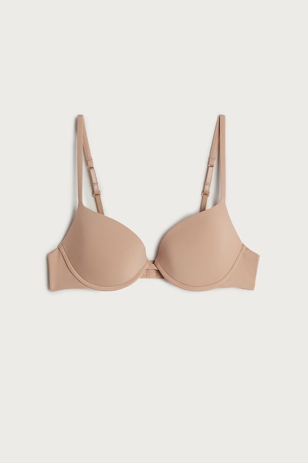 Intimssimi Bellissima Push-up Bra in Microfiber Natural | YGRGT81272