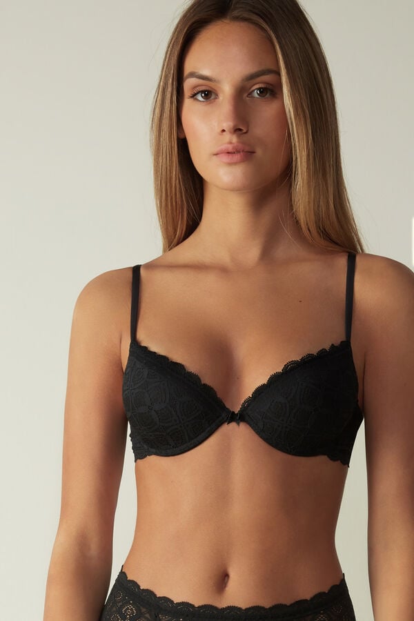 Intimssimi Bellissima Push-up Bra in δαντελα μαυρα | GRDYB34050