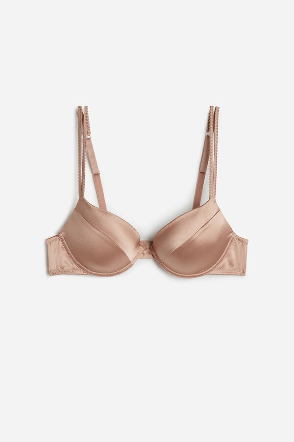 Intimssimi Bellissima Silk Push-Up Bra Natural | MGRFT52255