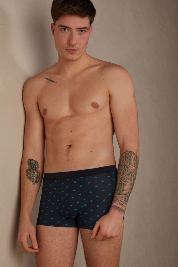 Intimssimi Bicycle Boxers in Microfiber μπλε | GRIIZ67172